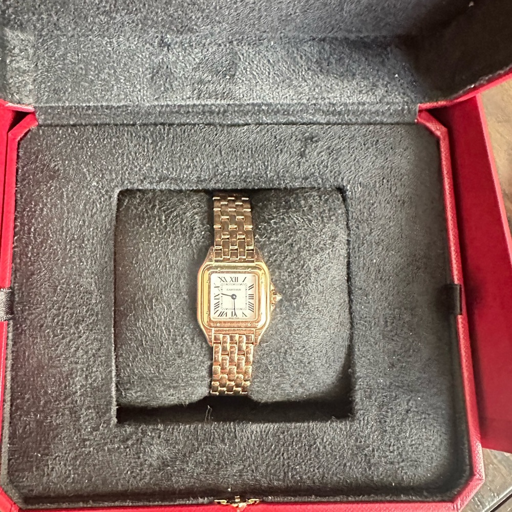 CARTIER Panthère de Cartier watch Small model rose gold - Picture 7 of 13